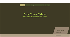 Desktop Screenshot of forkcreekcabins.com